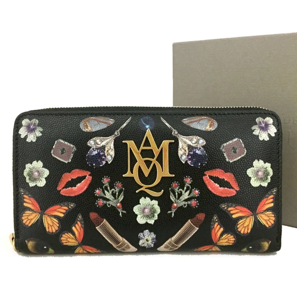 Alexander McQueen Black Wallet